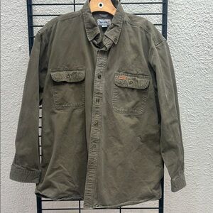 Vintage Men's Carhartt Olive Brown Jacket
